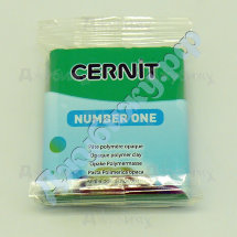 Полимерная глина Cernit № 1 зеленый лишайник (652), 56 гр
