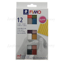 Fimo Soft комплект полимерной глины &quot;Модные цвета&quot; (12 блоков по 25 гр)
