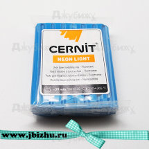 Полимерная глина Cernit Neon бирюзовая (676), 56 гр
