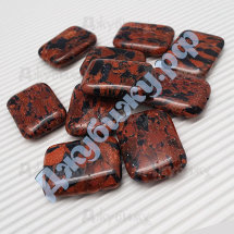 Бусины из натурального камня &quot;Авантюрин&quot; коричневый, 22*30 мм (10 шт)