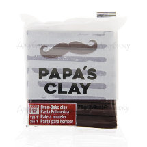 Papa’s clay тёмно-коричневый (02) 75 гр