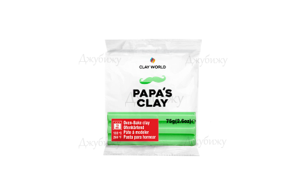 Papa’s clay неон-зелёный (07) 75 гр