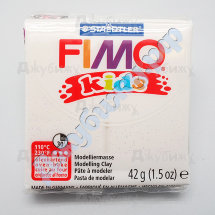 Fimo kids блестящий белый (052), 42 г